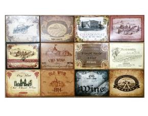 Caja Ceramica 0.51M2 (12Pz) Disigner Wine 20X20Cm