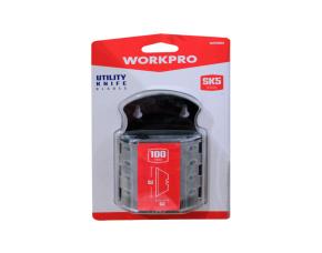 Paquete 100 Hojas De Cuchilla 124X75X28Mm Stándar Sk5 Workpro