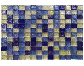 Pliego De Mosaico Vidrio Irridiscente  30X30Cm(Descont.)