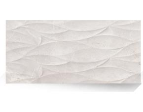 Cja. 1.63M2 Ceramica Para Pared 33X55Cms Belgian Blue Ondas Blanco Mate (Descont)