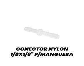 Conector Nylon 1/8X1/8\