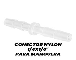 Conector Nylon 1/4X1/4\