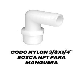 Codo Nylon 3/8X1/4\