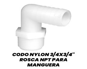 Codo Nylon 3/4X3/4\
