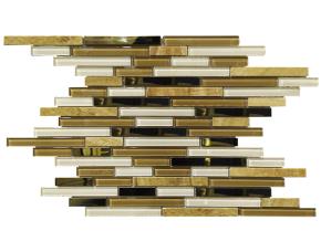Pliego De Mosaico Ace Inox C/Piedra 30X40Cm
