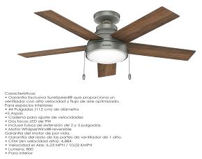 Ventilador De Techo Elliston 44\