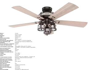Ventilador De Techo Oakland 52\