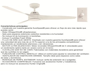Ventilador Techo Mosley 52\