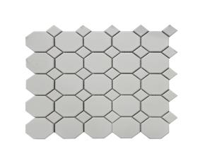 Unidad Pliego De Ceram.octagono 30X30Cm (6Mm) Blanco Mate