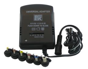 Adaptador Electronico Universal  C/ 6Zas 1200Ma