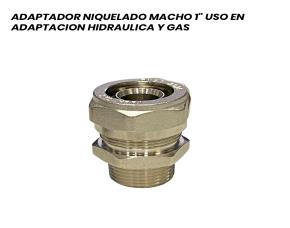 Adaptador Niq. Macho Npt 3/4 A Pe Al Pe 3/4\