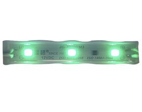 Modulo Luz Led 3Luces 70X10Mm Vrde  2835Smd Waterproof 31.5Lm 0.72W