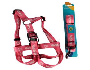 Arnés De Nylon Para Perros Con Correa, Arnés: 21,65-30,7 Pulgs, Peso Perro: 70,5-90,4 Lbs