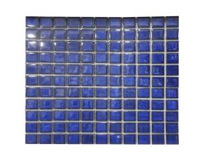 Unidad Pliego De Ceram.30X30Cm (25X25Mm) Azul Marino Brillo