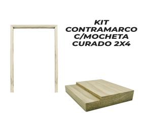 Kit Contramarco Con Mocheta Curado 2X4