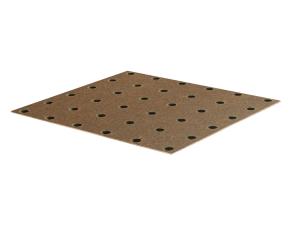 Lamina Masonite 2X4 Perforada Café