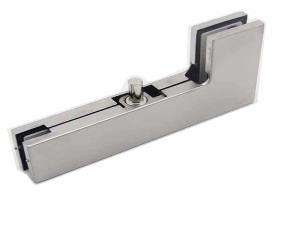 Sujetador De Vidrio Tipo L Inox 316 Marino P/Puerta De Vidrio 10Mm-12Mm