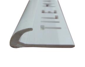 Moldura  Para Ceramica  Maciza Blanca Conprot. Uv 10Mmx2.50Mts