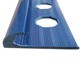 Moldura  Para Ceramica  Maciza Azul Conprot. Uv 10Mmx2.50Mts