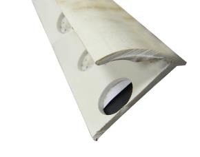 Moldura  Para Ceramica  Gris Marmol Conprot. Uv 8Mmx2.50Mts