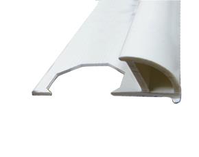 Moldura  Para Ceramica  Hueca Refor. Blanco Conprot. Uv 6Mmx2.50Mts