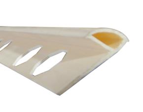 Moldura  Para Ceramica  Hueca Refor. Beige Conprot. Uv 6Mmx2.50Mts