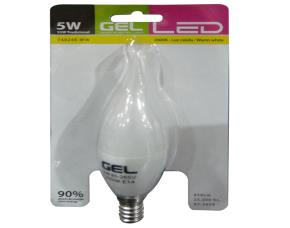 Bombillo Led E27 5W Tipo Vela Luz Calida 3000K 85-265V 400Lm