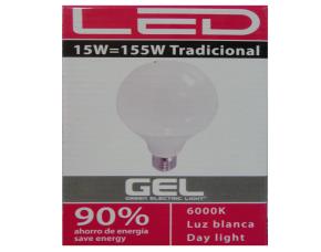 Bombillo Led E27 15W Led Luz Dia 6000K 85-265V 1300Lm