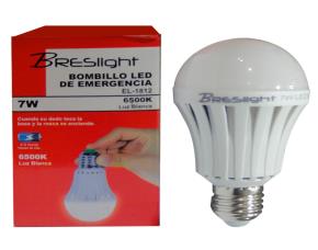 Bombillo Led De Emergencia 7W 6500K Luz Blanca