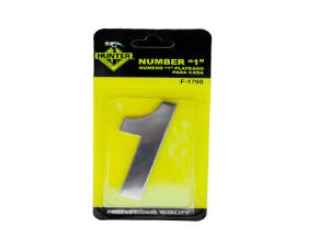 Numero 1 Plateado Para Casa