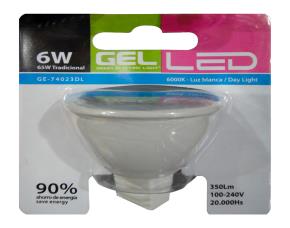 Reflector Led  Mr16 6W 6000K 350Lm 100-240V