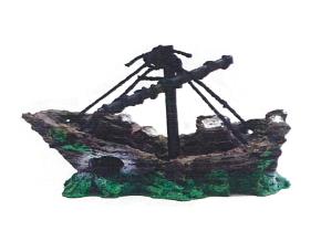 Accesorio Para Pecera De Barco 12.5*5*8Cm