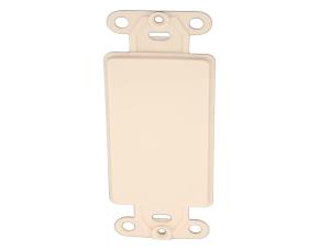 Tapa Ciega Para Placa De Pared Decora, Almendra Claro