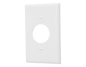 Placa Blanca 1 Agujero O Redonda Do