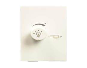 Dimmer Giratorio Para 3 Modulos 400W/120V, Blanco, Linea 100