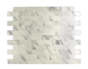 Pliego De Mosaico Acm  Autoadhesivo 30X30Cm Blanco Tipo Bloque
