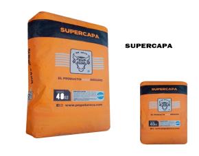 Saco De 40Kgs De Supercapa Gris Claro,Rendimiento 5 A 6Mts2, Dosificacion De Agua 10 A11 Lts, ...