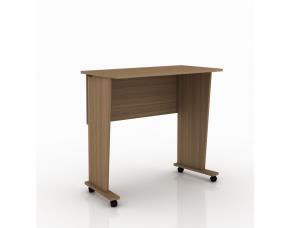 Mesita Con Rodos Plegable Almendra