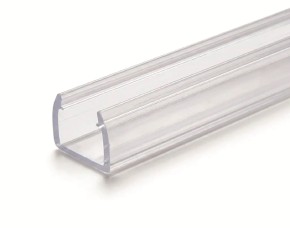 Junta De  Vidrio/Pared  Pvc Con Hule 10Mm 2Mt