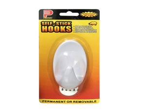 Gancho Blanco Adhesivo Removible 5.5Cm X 11Cm Capacidad 6.6 Lbs (0138)