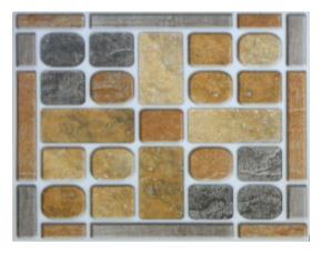 Cja 0.94M2 39.4X39.4Cm Ceramica Piso/Pared Satin  (6Pzas)
