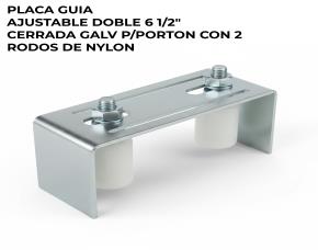 Placa Guia Ajustable  Doble 6 1/2\