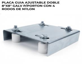 Placa Guia Ajustable  Doble 8\