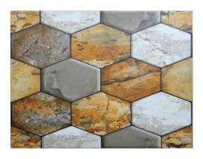 Cja 0.94M2 39.4X39.4Cm Ceramica Piso/Pared Satin (6Pzas)