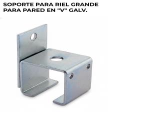 Soporte Para Riel Grande  Para Pared En \