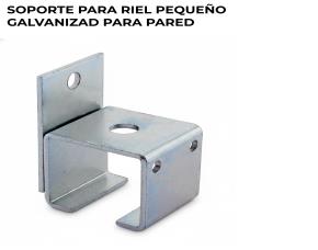 Soporte Para Riel Pequeño Galvanizad Para Pared