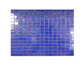 Pliego De Mosaico Vidrio 33X33Cm (20X20Mm) Zafiro Tornasol