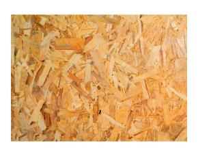 Lamina 4X8 Chipboard (Osb)(Particulas De Madera Reciclados) 9Mm-1224X2440Mm, Borde Rojo
