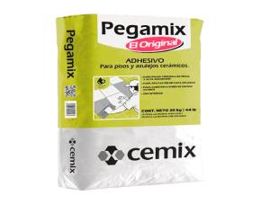 Bolsa 20Kgs (44Lbs) Cemix, Adhesivo Gris Para Pisos Y Azulejos Ceramicos, Interior/Exterior