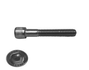 Tornillo  1/2-13X2-1/2 Allen Cabeza Cilindrico Inox 304